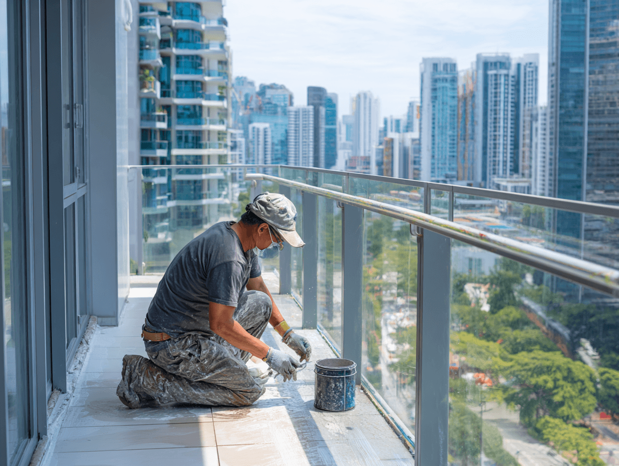 Balcony waterproofing in Singapore