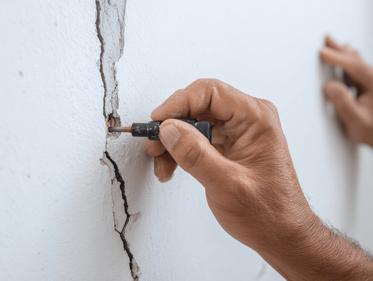 Wall crack repair in Singapore
